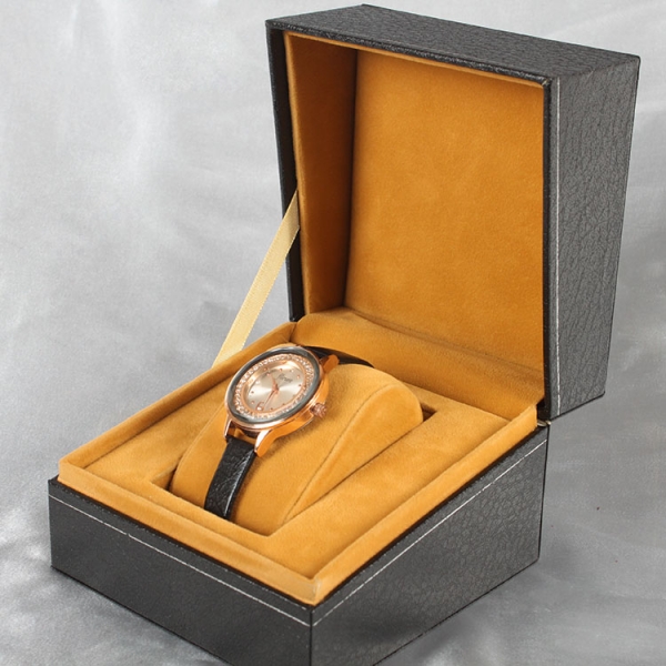吐鲁番黑色斜边创意手表盒 手表礼盒